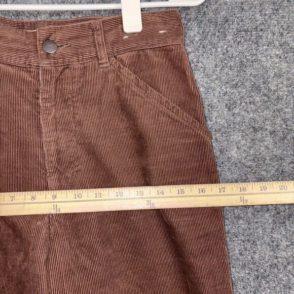 Uniqlo Pants Womens Size 28 Brown Corduroy Crop - Picture 5 of 11